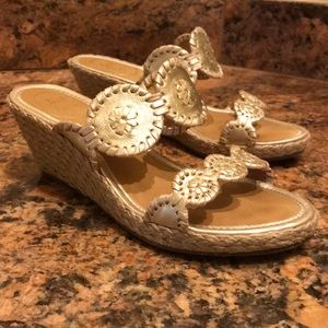 Ladies Jack Rogers 7 Shelby Wedges